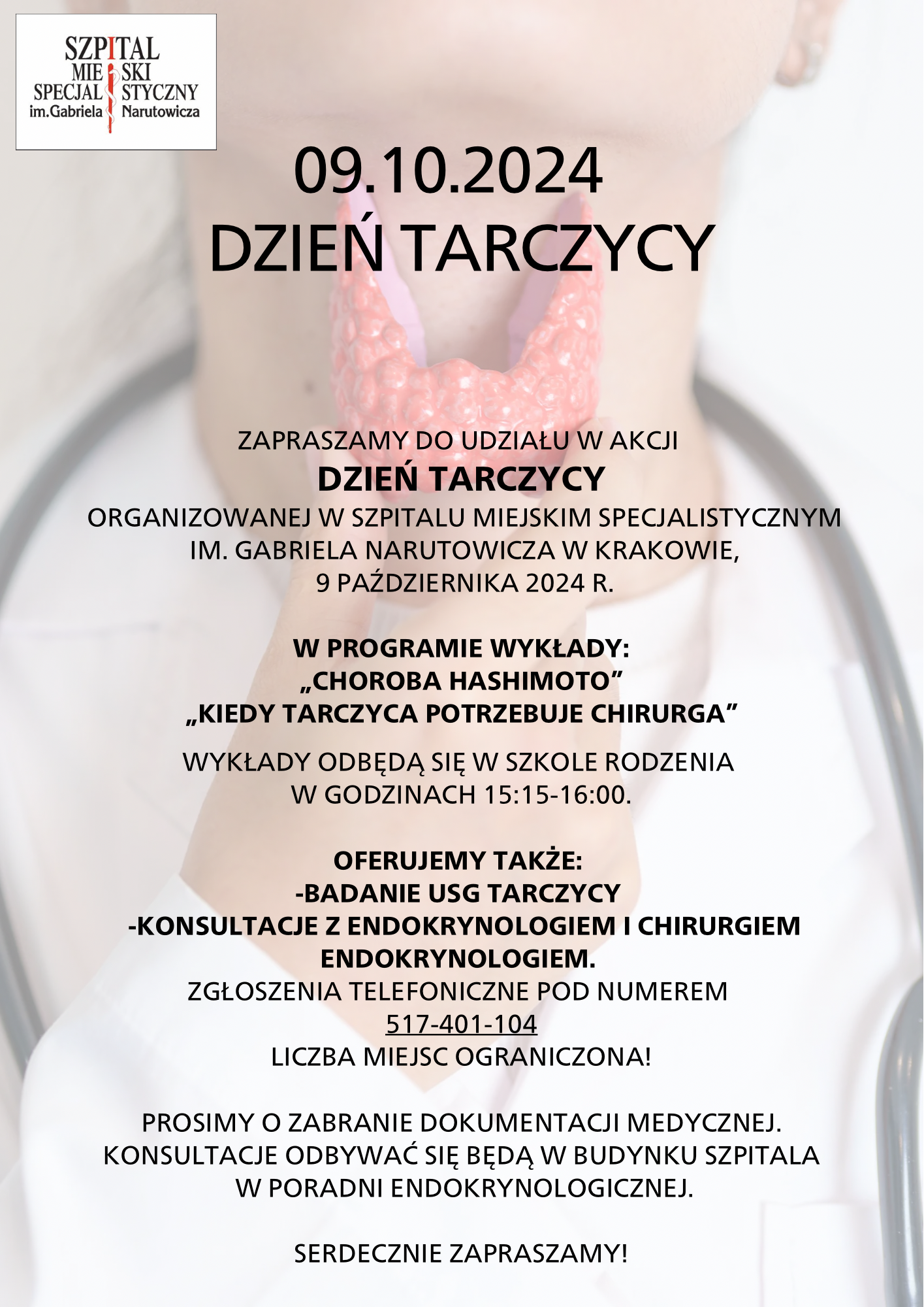 Dzień Tarczycy plakat